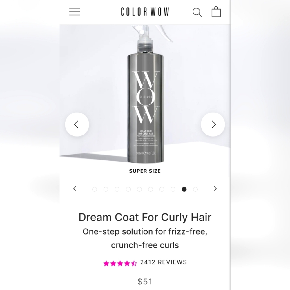 Color Wow Dream Coat for Curly Hair
